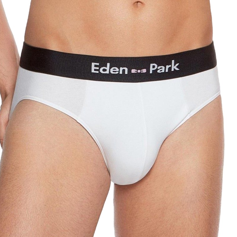 Slip, Tanga de la marque EDEN PARK - Slip Eden Park uni - blanc - Ref : E620E60 001