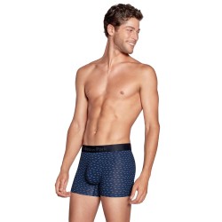 Boxer shorts, Shorty of the brand EDEN PARK - Eden Park boxer shorts with bow tie pattern white- blue - Ref : E644E49 BL010