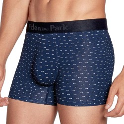 Boxershorts, Shorty der Marke EDEN PARK - Eden Park Boxershorts mit Fliegemuster weiß- blau - Ref : E644E49 BL010