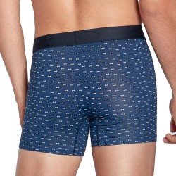 Pantaloncini boxer, Shorty del marchio EDEN PARK - Boxer Eden Park con motivo papillon bianco- blu - Ref : E644E49 BL010