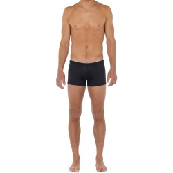 Calzoncillos Boxer, baño Shorty de la marca HOM - Bañador HOM Sea life - negro - Ref : 402535 0004