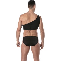 Slip de bain de la marque TOF PARIS - Slip de bain Tof Paris Chain - noir - Ref : TOF381N