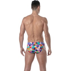 Bagno breve del marchio TOF PARIS - Mini Slip Bagno Tof Paris Print - multicolor - Ref : TOF384V