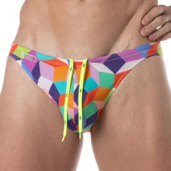 Slip de bain de la marque TOF PARIS - Mini Slip de bain Tof Paris Print - multicolor - Ref : TOF384V