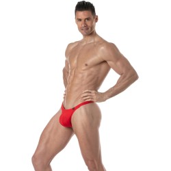 Bath Brief of the brand TOF PARIS - Tof Paris Plain - red swim thong - Ref : TOF380R