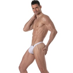 Bath Brief of the brand TOF PARIS - Tof Paris Plain - white swim thong - Ref : TOF380B