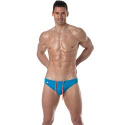 Slip de bain de la marque TOF PARIS - Mini Slip de bain Tof Paris Plain - turquoise - Ref : TOF379T