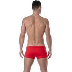 Boxer, shorty de bain de la marque TOF PARIS - Boxer de bain Tof Paris Plain - rouge - Ref : TOF378R