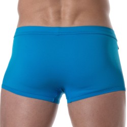 Calzoncillos Boxer, baño Shorty de la marca TOF PARIS - Bóxers de baño Tof Paris Plain - turquesa - Ref : TOF378T