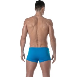 Boxer Shorts, Bath Shorty of the brand TOF PARIS - Tof Paris Plain - turquoise Swim Trunks - Ref : TOF378T