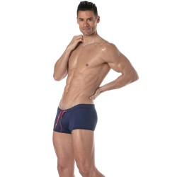 Boxer Shorts, Bath Shorty of the brand TOF PARIS - Tof Paris Plain - navy Swim Trunks - Ref : TOF378BU