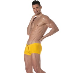 Boxer corti, bagno Shorty del marchio TOF PARIS - Costume da bagno Tof Paris Plain - giallo - Ref : TOF378J