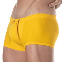 Calzoncillos Boxer, baño Shorty de la marca TOF PARIS - Bóxers de baño Tof Paris Plain - amarillo - Ref : TOF378J