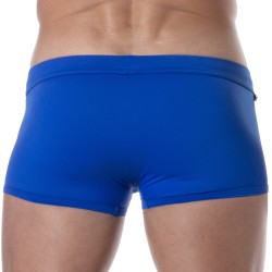 Boxer, shorty de bain de la marque TOF PARIS - Boxer de bain Tof Paris Plain - bleu royal - Ref : TOF378BUR