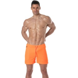 Badehosen der Marke TOF PARIS - Tof Paris Lange Badeshorts Neon - orange - Ref : TOF383O