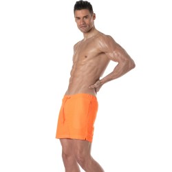 Shorts de baño de la marca TOF PARIS - Shorts de baño largo Tof Paris Neon - naranja - Ref : TOF383O