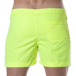 Short de bain de la marque TOF PARIS - Short de bain long Tof Paris Neon - jaune - Ref : TOF383J