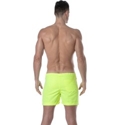 Bath Shorts of the brand TOF PARIS - Tof Paris Long Swim Shorts Neon - yellow - Ref : TOF383J