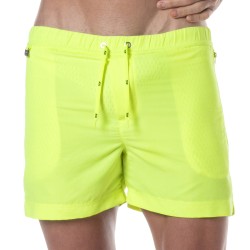 Bath Shorts of the brand TOF PARIS - Tof Paris Long Swim Shorts Neon - yellow - Ref : TOF383J