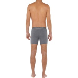 Boxer shorts, Shorty of the brand HOM - Boxer HO1 long Classic - grey - Ref : 359519 00ZU