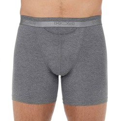 Boxer, shorty de la marque HOM - Boxer HO1 long Classic - gris chiné - Ref : 359519 00ZU