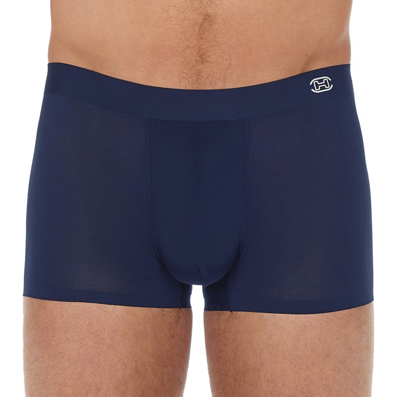 Pantaloncini boxer, Shorty del marchio HOM - Boxer Comfort HOM H-Fresh - blu navy - Ref : 402592 00RA