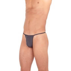 Underwear of the brand HOM - G-String Plume - anthracite grey - Ref : 359931 Z098