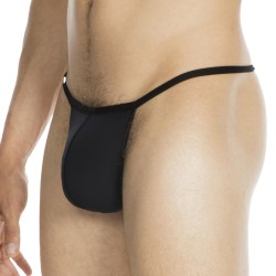 String de la marque HOM - G-String Plume - noir - Ref : 359931 0004