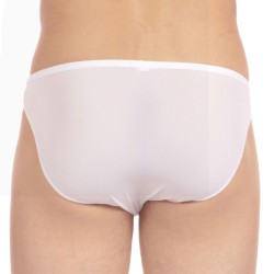 Slip de la marca HOM - Micro plumas deslizantes - blanco - Ref : 404756 0003