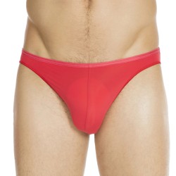 Slip de la marca HOM - Micro plumas deslizantes - rojo - Ref : 404756 4063