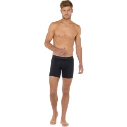 Boxer shorts, Shorty of the brand HOM - Boxer HO1 long Classic - black - Ref : 359519 0004