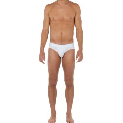 Slip, Tanga de la marque HOM - Slip CLASSIC blanc - Ref : 400204 0003