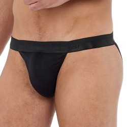 Slip de la marca HOM - Black Classic Tanga Slip - Ref : 400413 0004