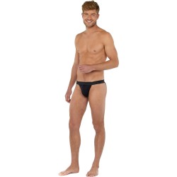 Slip de la marca HOM - Black Classic Tanga Slip - Ref : 400413 0004