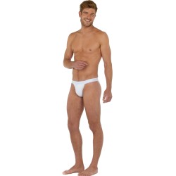 Slip, Tanga de la marque HOM - Slip tanga Classic - blanc - Ref : 400413 0003