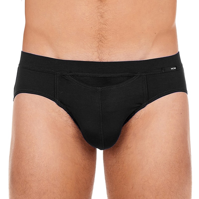 Slip del marchio HOM - Micro Slip Comfort HO1 Tencel Soft - nero - Ref : 402464 0004