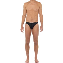 Brief of the brand HOM - Micro Slip Comfort Tencel Soft - black - Ref : 402463 0004