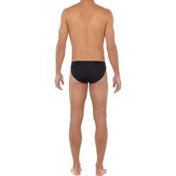 Slip, Tanga de la marque HOM - Micro Slip Comfort Tencel Soft - noir - Ref : 402463 0004