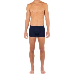 Pantaloncini boxer, Shorty del marchio HOM - Boxer comfort Tencel Soft - blu navy - Ref : 402678 00RA