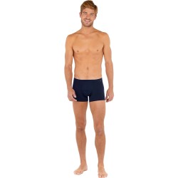 Boxer, shorty de la marque HOM - Boxer comfort Tencel Soft - bleu marine - Ref : 402678 00RA