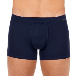 Boxer, shorty de la marque HOM - Boxer comfort Tencel Soft - bleu marine - Ref : 402678 00RA