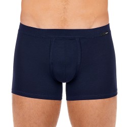 Pantaloncini boxer, Shorty del marchio HOM - Boxer comfort Tencel Soft - blu navy - Ref : 402678 00RA