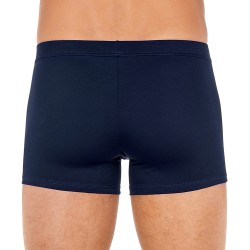 Boxer, shorty de la marque HOM - Boxer comfort Tencel Soft - bleu marine - Ref : 402678 00RA