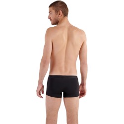 Boxer, shorty de la marque HOM - Boxer HOM Invisible Comfort - noir - Ref : 402753 0004