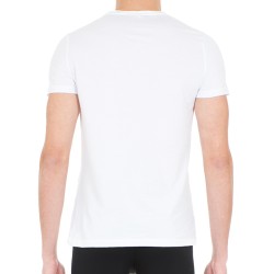 Short Sleeves of the brand HOM - HOM Crew Neck T-Shirt Supreme Cotton - white - Ref : 401330 0003