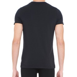 Short Sleeves of the brand HOM - HOM Crew Neck T-Shirt Supreme Cotton - black - Ref : 401330 0004