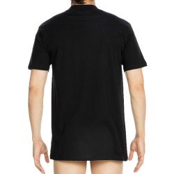 Kurze Ärmel der Marke HOM - HOM T-Shirt mit Rundhalsausschnitt Harro - schwarz - Ref : 405508 M014