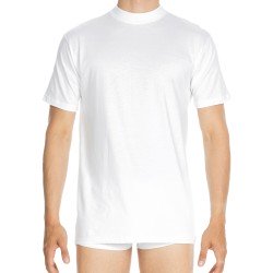 Kurze Ärmel der Marke HOM - HOM T-Shirt mit Rundhalsausschnitt Harro - weiß - Ref : 405508 M015