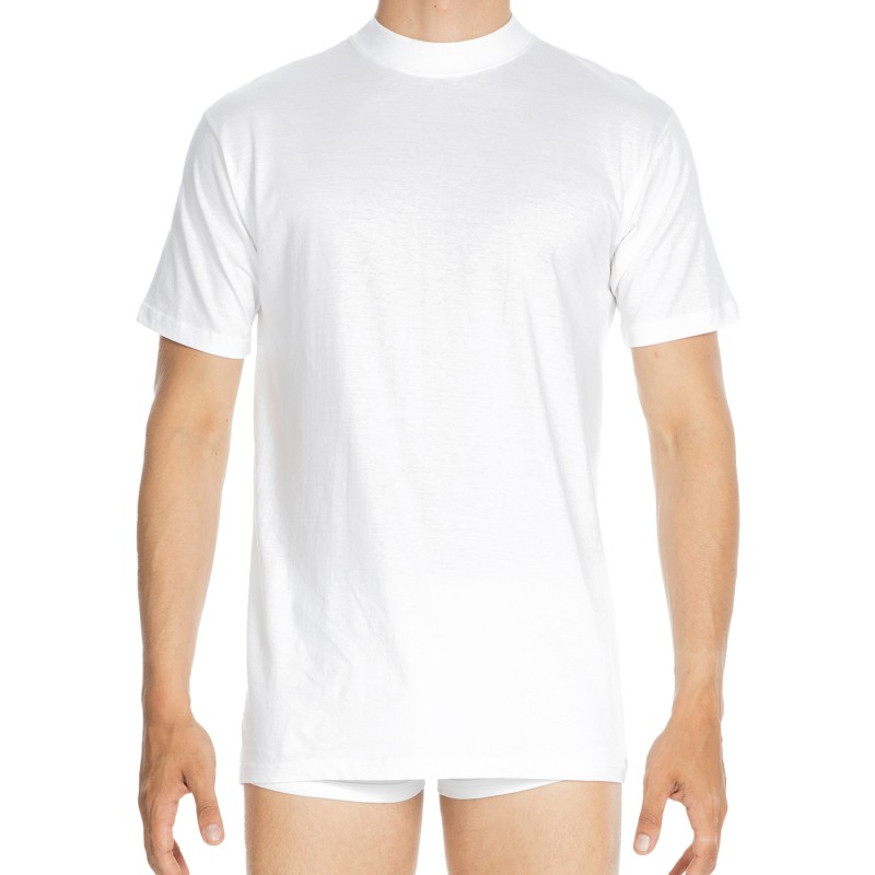 Mangas cortas de la marca HOM - Camiseta HOM  Cuello Redondo Harro - blanco - Ref : 405508 M015