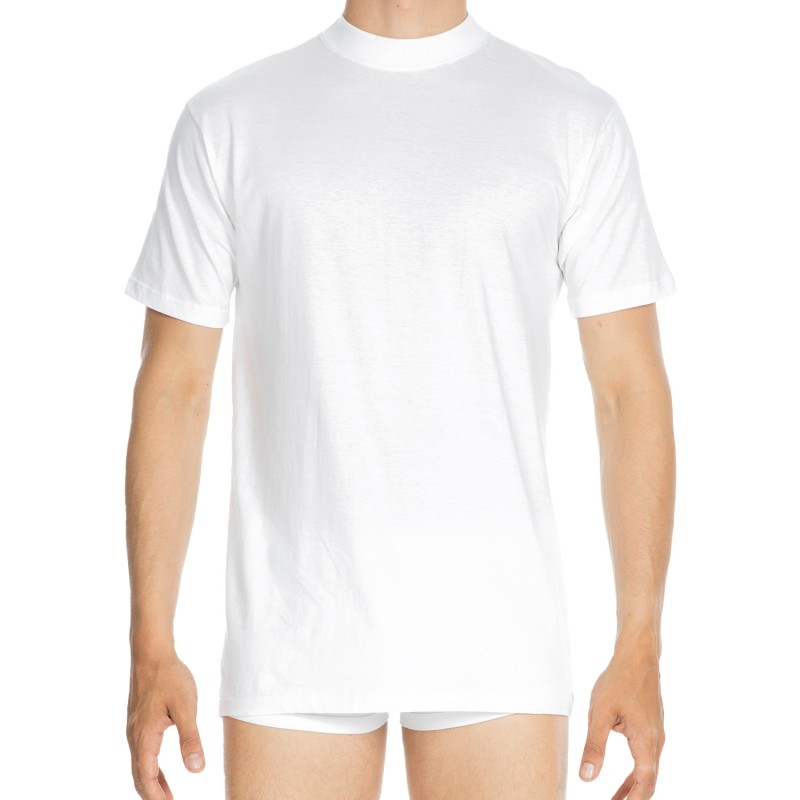 Manches courtes de la marque HOM - T-shirt HOM Col Rond Harro - blanc - Ref : 405508 M015